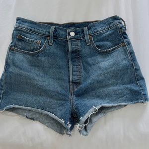 LEVI’s 501 Slightly Distressed Denim Shorts